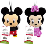 Adornos de Navidad de Mickey y Minnie 12 cm Hallmark