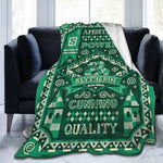 Cobija Slytherin 130 cm x 100 cm