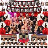 Set de decoración para fiesta WWE 60 piezas