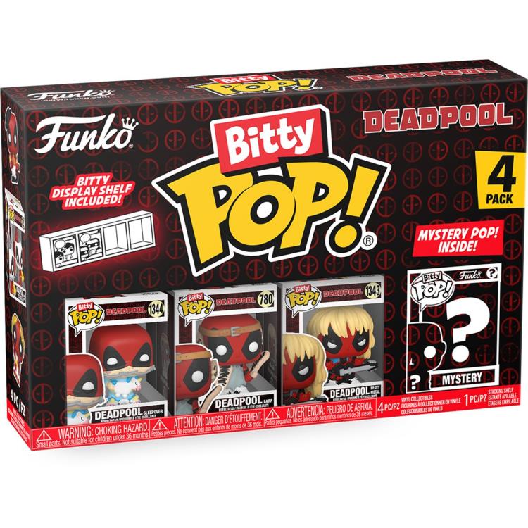 Set de 4 minifiguras Funko Bitty Pop! de Deadpool