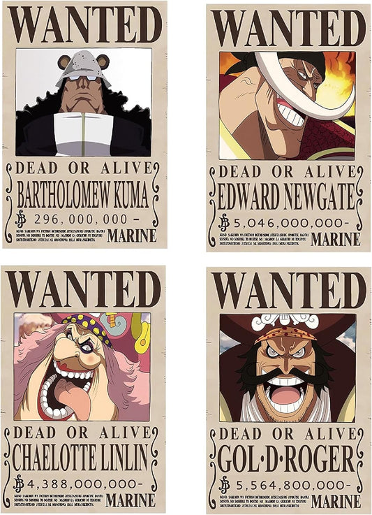 Set de 16 póster One Piece cartulina 30 x 20 cm