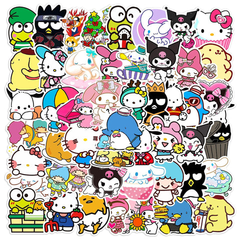 Set de 50 stickers Sanrio