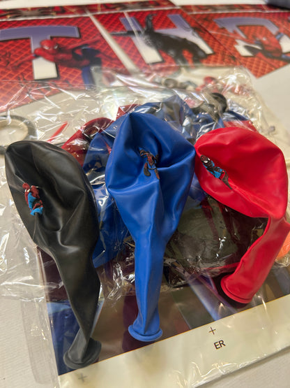 Set de decoración para fiesta Spider-Man 114 piezas