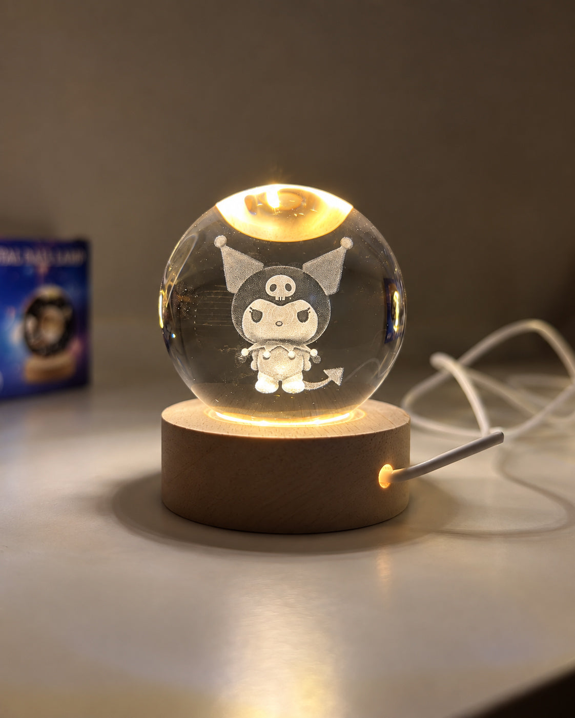 Lámpara de Cristal Kuromi