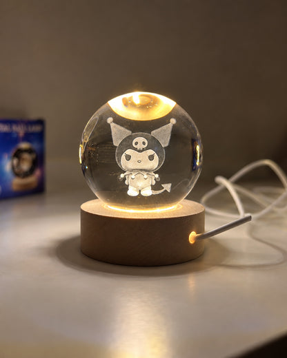 Lámpara de Cristal Kuromi