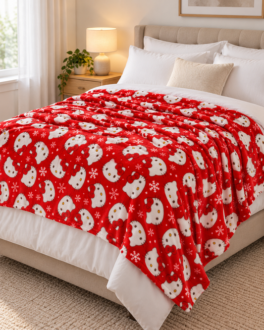 Cobija matrimonial Hello Kitty 180 cm x 260 cm