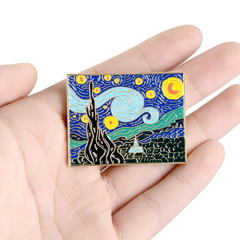 Pin Noche Estrellada Vincent van Gogh