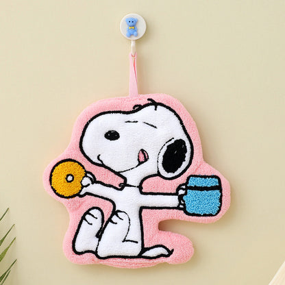 Pañito para manos de Snoopy