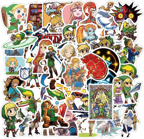 Set de 50 stickers The Legend of Zelda