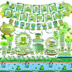 Set de decoración para fiesta de ranita 200 piezas