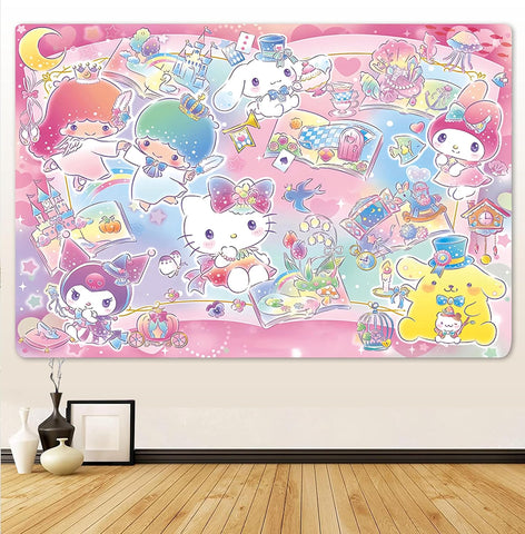 Tapiz de tela Sanrio 150 cm x 130 cm