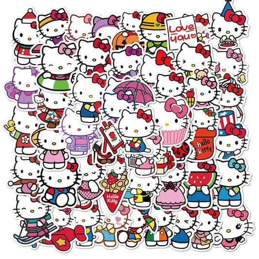 Set de 50 stickers Hello Kitty