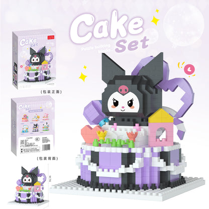 Bloques para armar de Kuromi pastel 9 cm