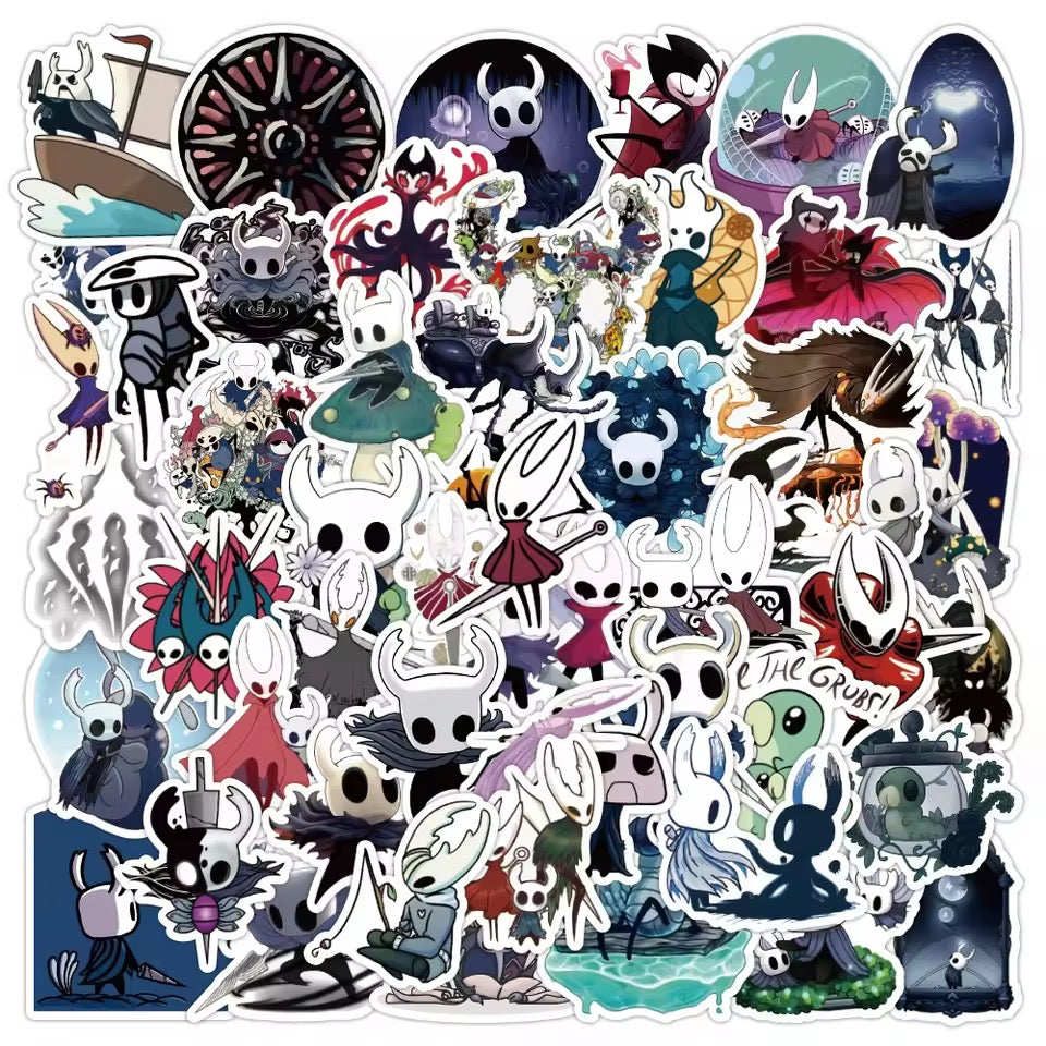 Set de 50 stickers de Hollow Knight