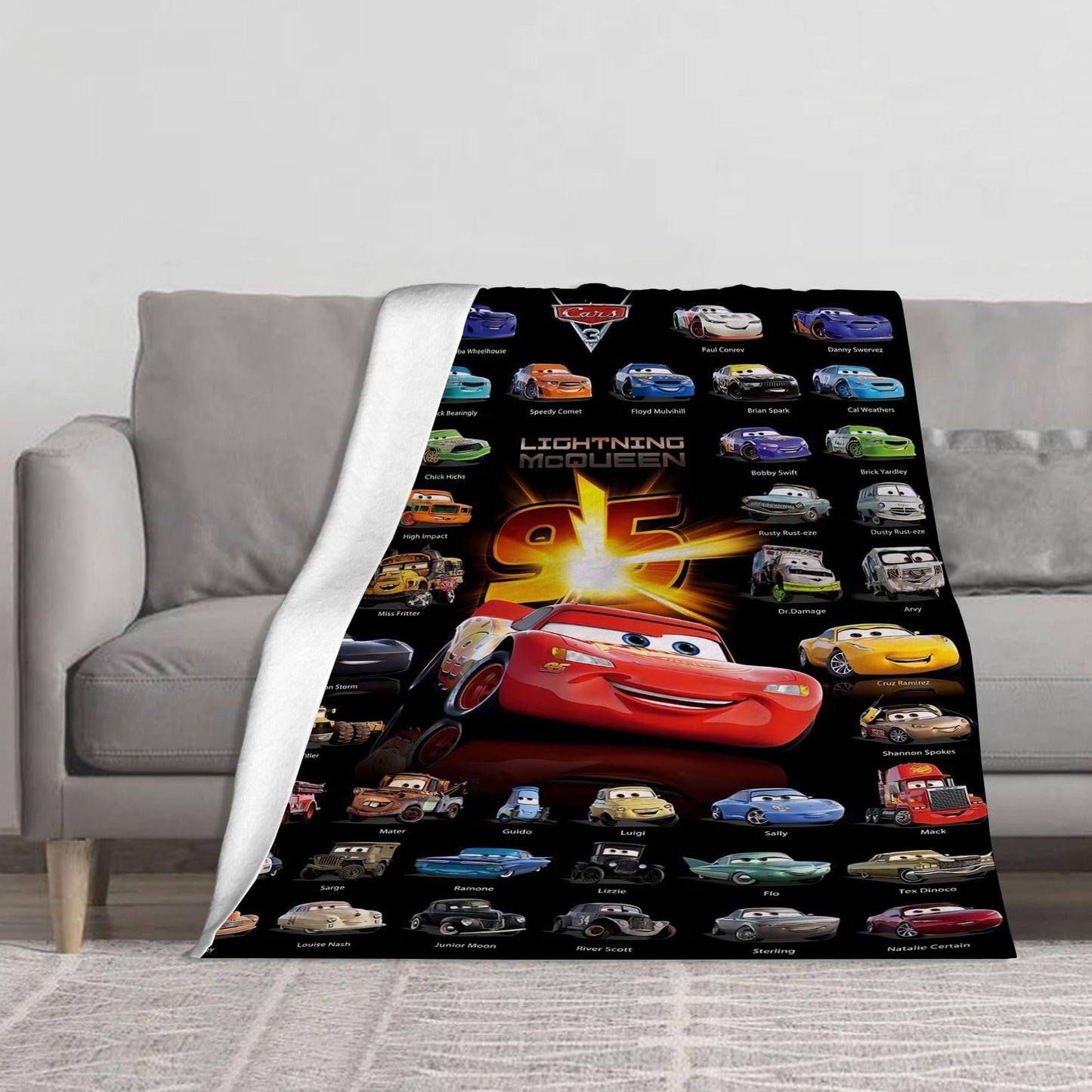 Cobija de Cars 130 x 100 cm