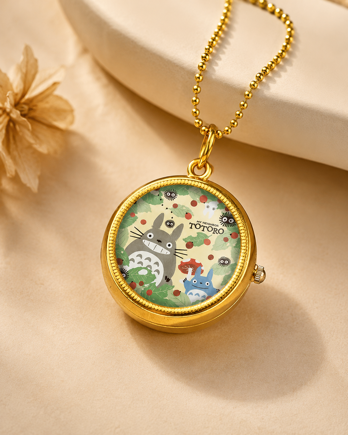 Collar y reloj de bolsillo de Totoro