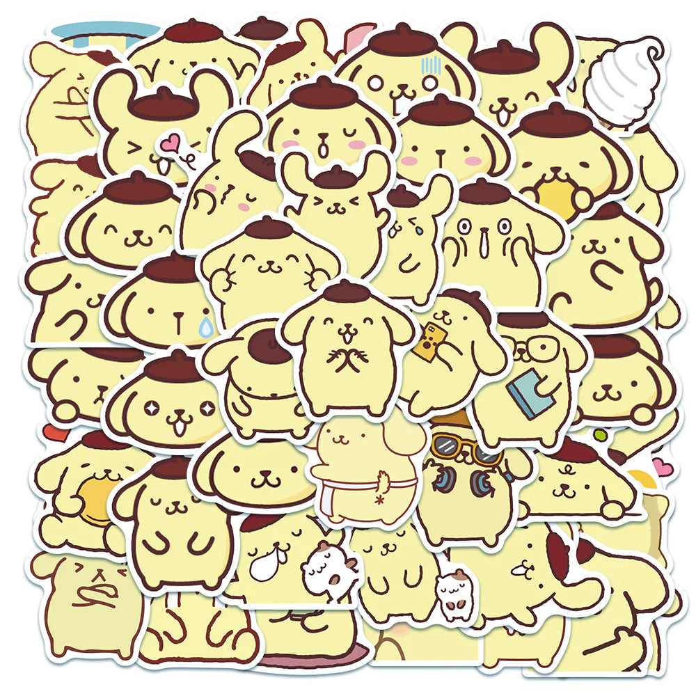 Set de 50 stickers Pompompurin