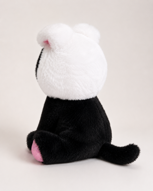 Peluche gatito con disfraz de conejo 25 cm