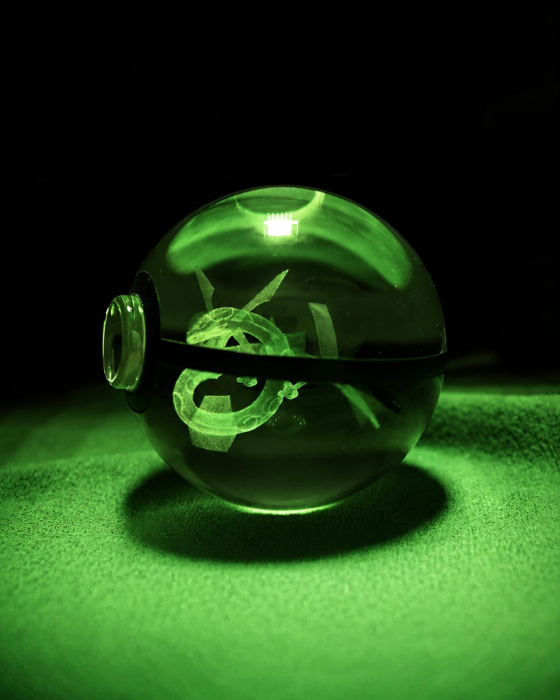 Lámpara Pokebola de Rayquaza