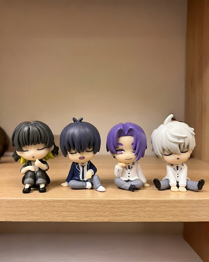 Set de 4 figuras Blue Lock 5 cm
