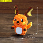 Bloques para armar Raichu 320 pcs 10 cm