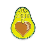 Pin aguacate "You complete me"