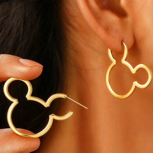 Aretes de Mickey Mouse acero inoxidable