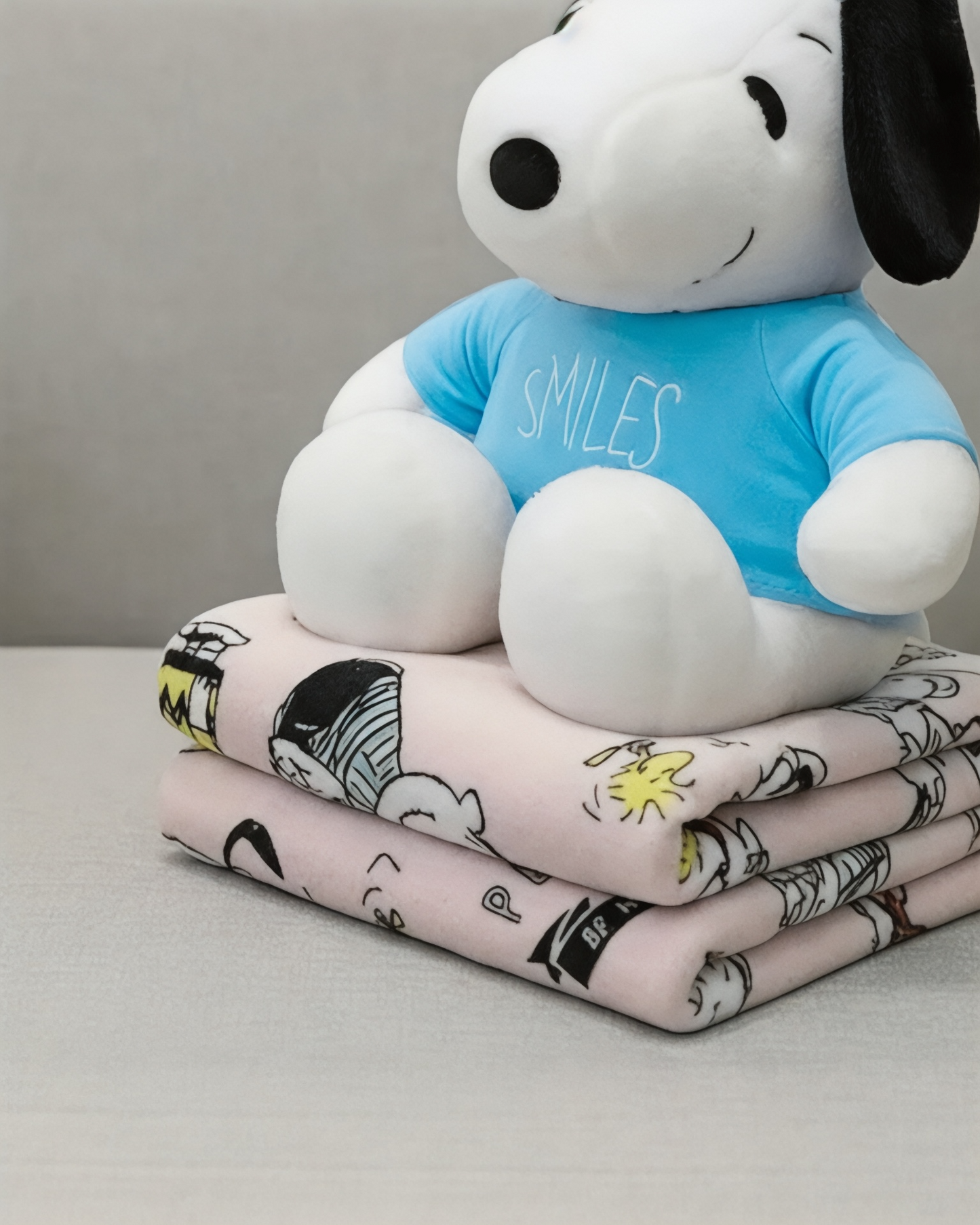Peluche Snoopy 35 cm con cobijita