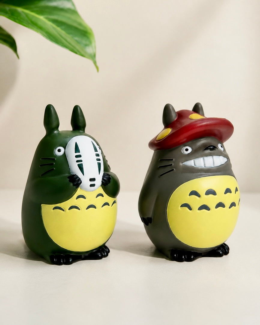 Set de 2 figuras Totoro 10 cm