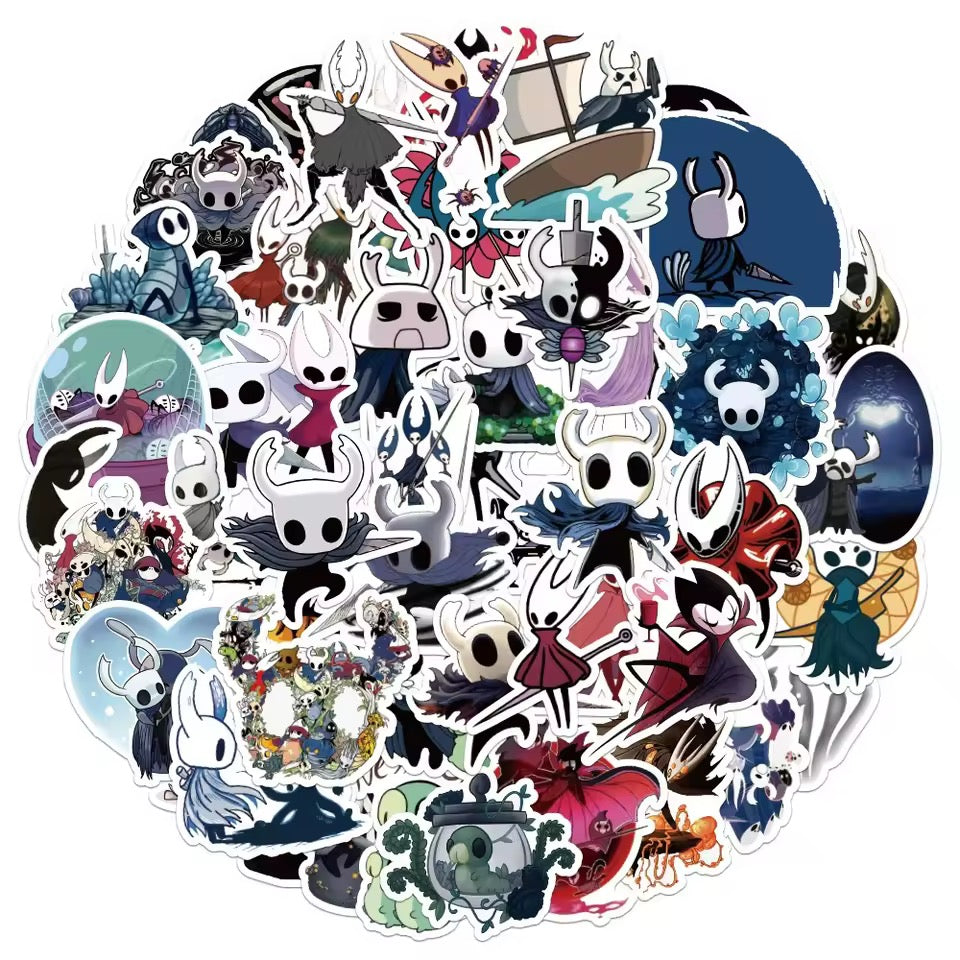 Set de 50 stickers de Hollow Knight