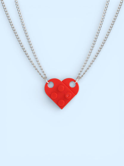 Set de collares corazón lego