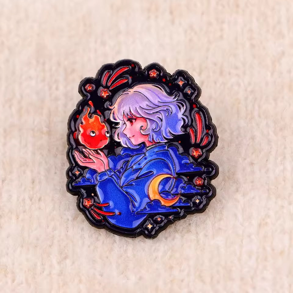 Pin Sophie y Calcifer