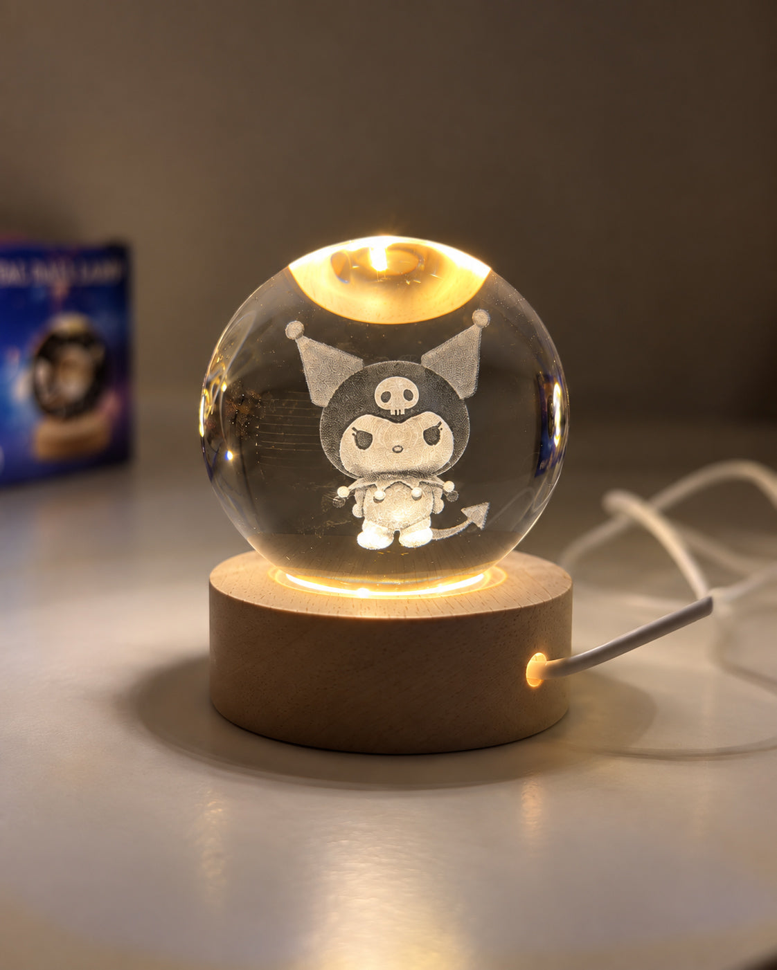 Lámpara de Cristal Kuromi