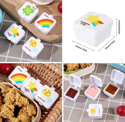 Set de 4 mini contenedores para meriendas