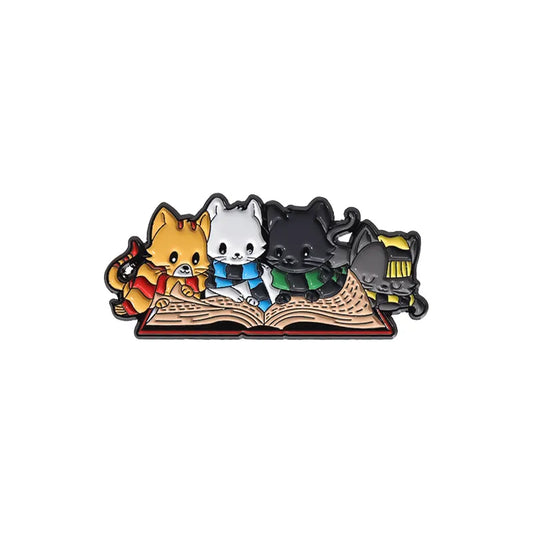 Pin gatitos casas Hogwarts