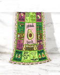 Cobija aguacate 130 cm x 100 cm