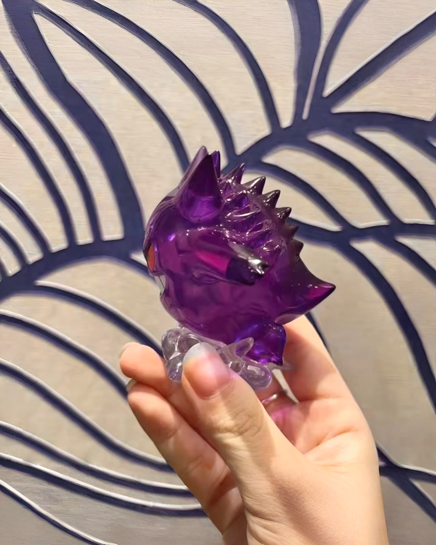 Figura de Gengar con base 8 cm
