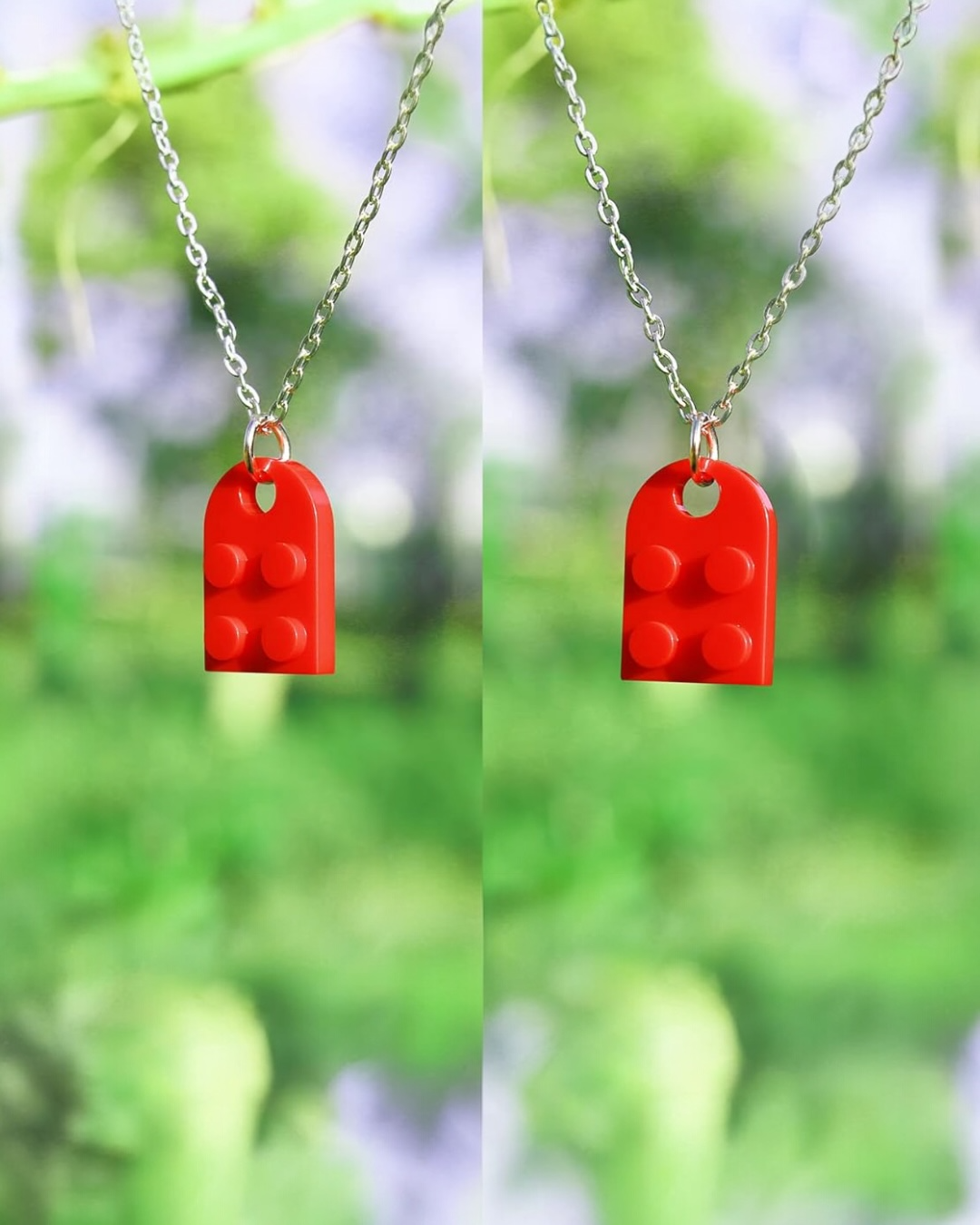 Set de collares corazón lego