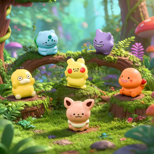 Set de 6 minifiguras Pokémon 2 cm