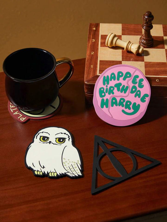 Set de 4 portavasos Harry Potter