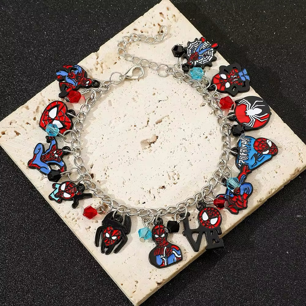 Pulsera dijes Spiderman