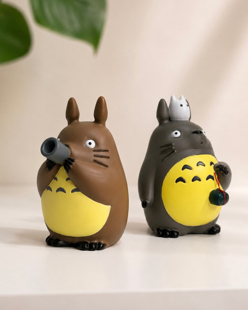 Set de 2 figuras Totoro 10 cm