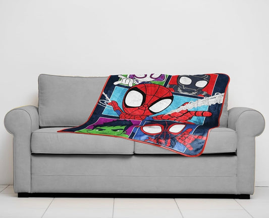 Cobija Spiderman 130 x 100 cm