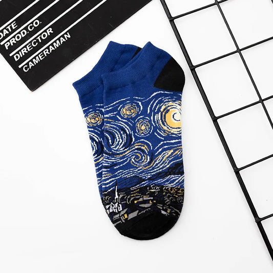Calcetas Vincent Van Gogh Noche Estrellada unitalla 35-41