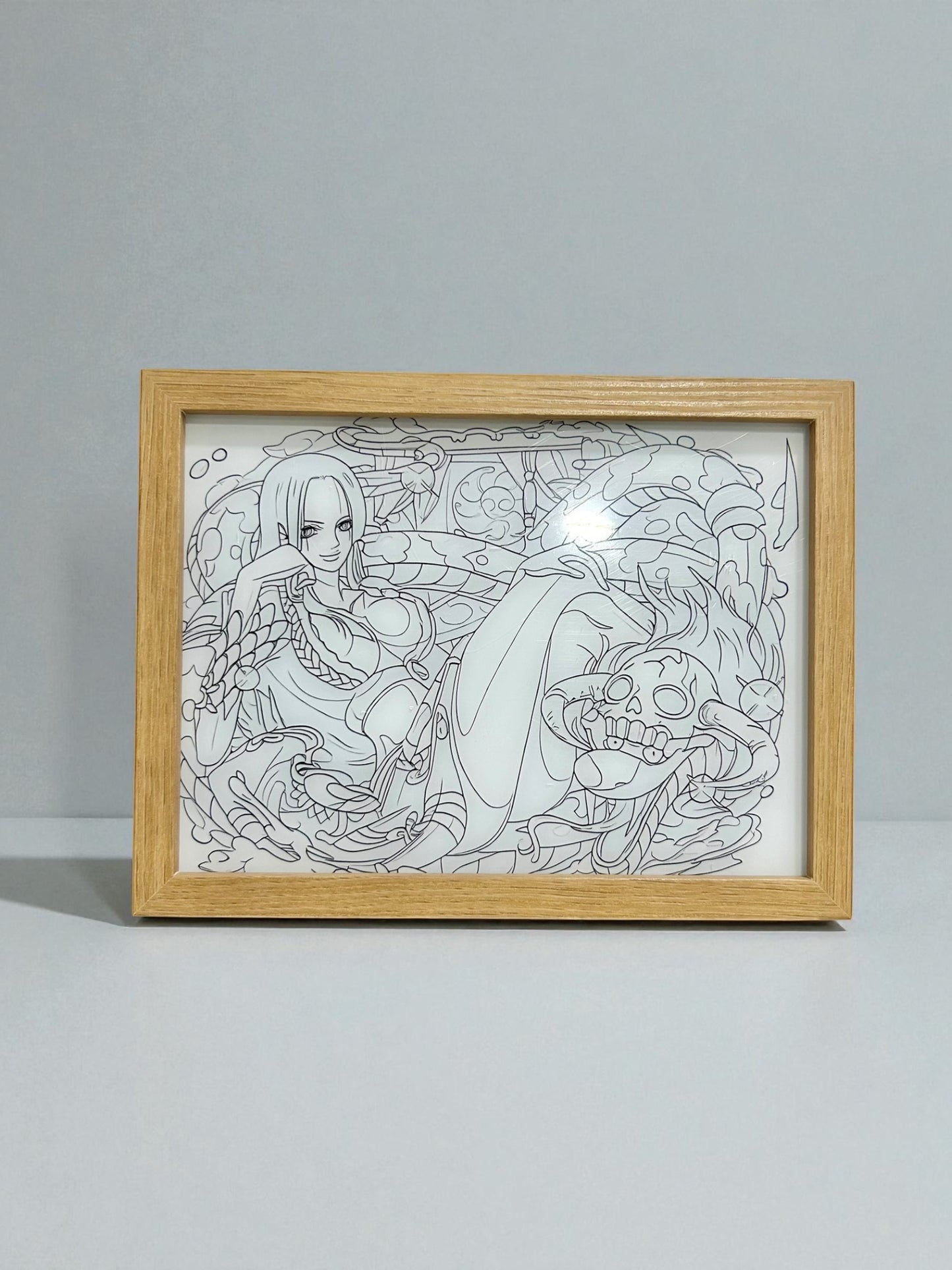 Cuadro con luz LED Boa Hancock One Piece