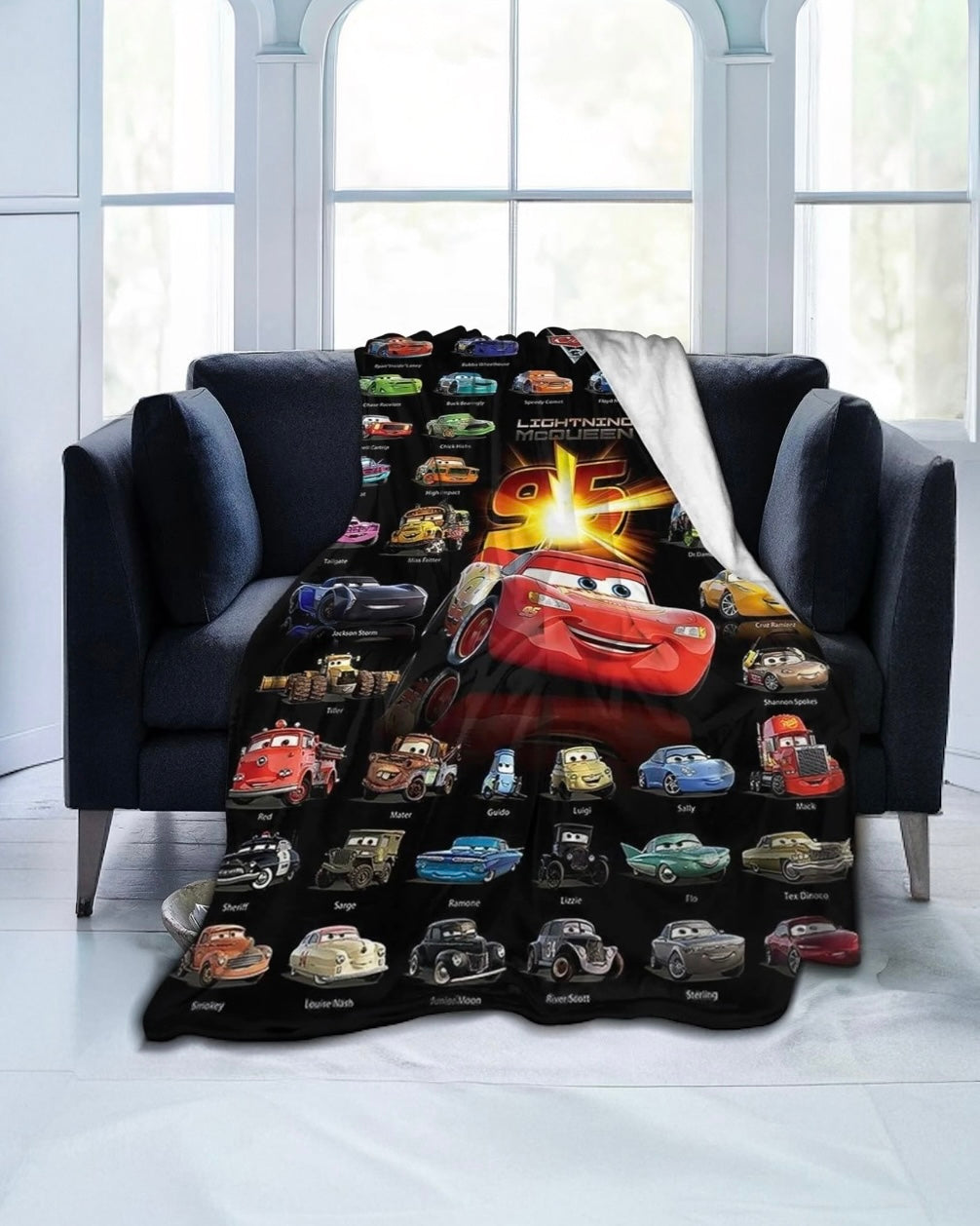 Cobija de Cars 130 x 100 cm