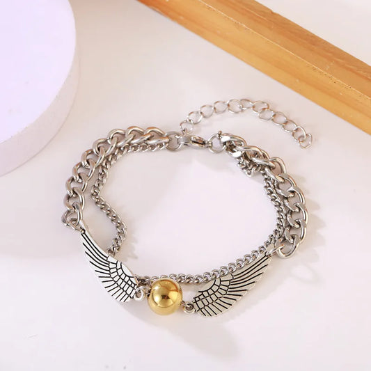 Pulsera Snitch acero inoxidable
