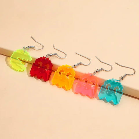 Set de 5 aretes Pac-Man