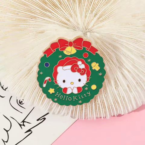 Pin Navideño Hello Kitty