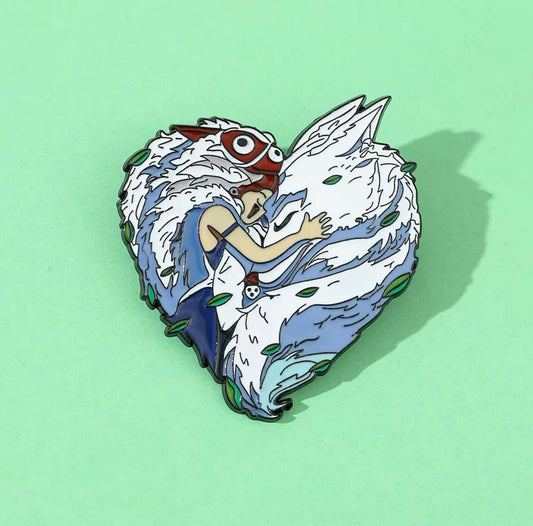 Pin grande La princesa Mononoke